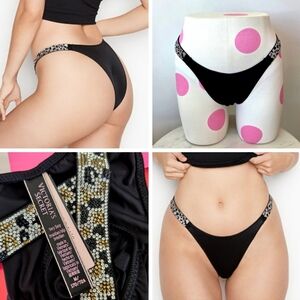 Victoria's Secret Very Sexy Brazilian Shine Strap Panty NWT High Cut Leg Bikini